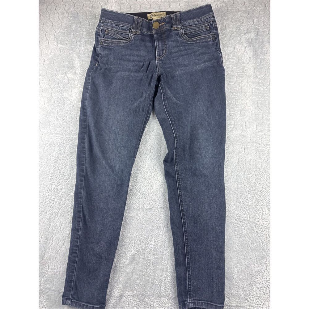 Democracy AB Technology Elastic Waist Denim Blue Jeans Women's Size 8 Dark